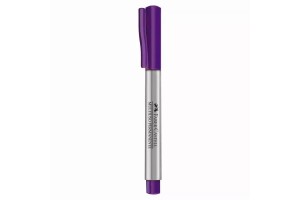 MARCADOR PERMANENTE FABER CASTELL 1.0 ROXO