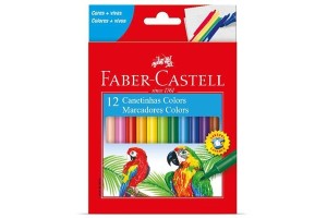 CANETINHAS HIDROCOR FABER CASTELL 12 CORES