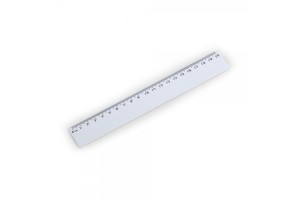 REGUA PLASTICA 20 CM ACRINIL CRISTAL