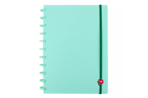 CADERNO POP DISC YUMMY COLORS GRANDE COR:VERDE MENTA