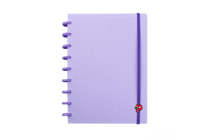 CADERNO POP DISC YUMMY COLORS MEDIO COR:LILAS MARSHMALLOW