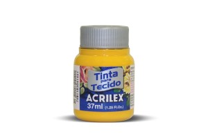 TINTA PARA TECIDO ACRILEX 37 ML AMARELO